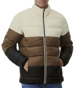 Manteau d'hiver chaud et coupe-vent en duvet de haute qualité imperméable à l'eau avec logo personnalisé veste pour hommes grande taille - Product Image 1