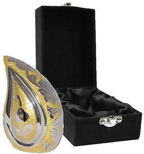 Boîte d'urn gravée de mouches pour adulte, mallette de funérailles en laiton, pour fête d'anniversaire, commémoraire humain - Product Image 6