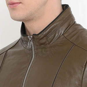 Slim Fit Top Quality Design <b>Men</b> Clothing Casual Leather <b>Jacket</b> Best Winter Fashion Leather <b>Jacket</b> - Product Image 5