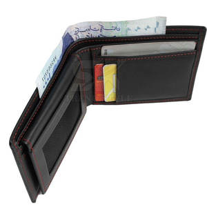 Cartera Trifold de Cuero de un Solo Color para Hombre, Diseño Delgado y Plegable con Múltiples Ranuras para Tarjetas y Compartimento para Efectivo - Product Image 6