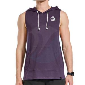 Unique Design Basics <b>Sleeveless</b> Gym <b>Hoodies</b> Solid Color <b>Men</b> <b>Sleeveless</b> Gym <b>Hoodies</b> For Online Sale - Product Image 1