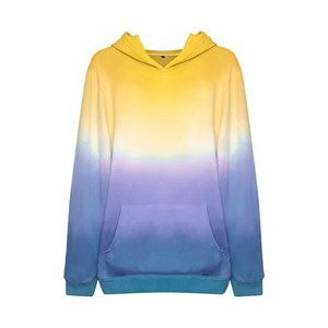 Sudadera con capucha de algodón de 400gsm para hombre, ropa personalizada, franela teñida colgante de fabricantes para ropa de calle de invierno - Product Image 5