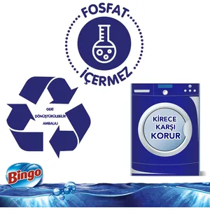 Bingo-detergente en polvo para lavado de ropa, detergente en polvo antienvejecimiento con reconocimiento de manchas, suministros de limpieza de Turquía, venta al por mayor, 9kg - Product Image 4