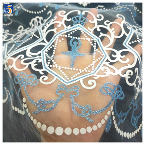 YX967-1 thấp moq bán buôn giá rẻ vải cho bán hàng trực tuyến số lượng lớn giá thấp và đẹp váy váy in vải tuyn lưới vải - Product Image 5