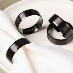 Stainless Steel Napkin <b>Ring</b> <b>for</b> Dining Experience Premium Formal Table Setting Decor - Product Image 3