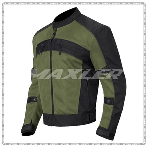 Vêtements de sport imperméables légers pour hommes Veste de moto approuvée CE Textile respirant Veste courte grande taille toutes saisons - Product Image 2