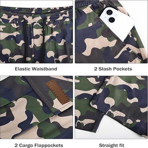 Pantalones Cargo tácticos informales para hombre, pantalones impermeables de algodón 100% para exteriores, estilo ligero de cintura media para primavera y verano - Product Image 5