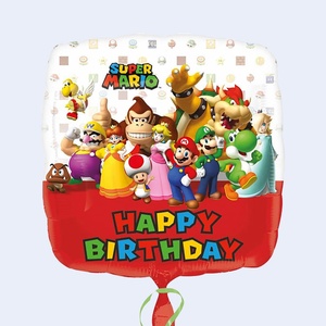 Ballon en aluminium Super Mario 43 cm, décorations de fête d'anniversaire - Product Image 1