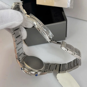 ファッショナブルなメンズ スリーアイ クロノグラフ スチール ストラップ ブルー ダイヤル クォーツ メンズ ウォッチ AR11164 - Product Image 5