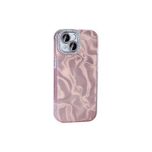 Funda de Silicona de Lujo Premium para iPhone 15 Plus, a Prueba de Golpes con Diseño de Piedras Brillantes, Blanca - Electrochapado Exclusivo - Product Image 2