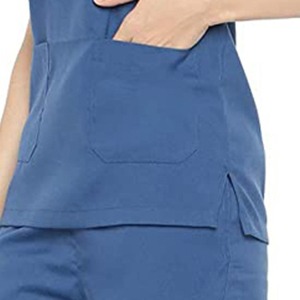 Personalizado Unisex de alta calidad de verano Hospital Scrubs traje OEM modelo Jogger Set médico Scrub de punto para los médicos - Product Image 5