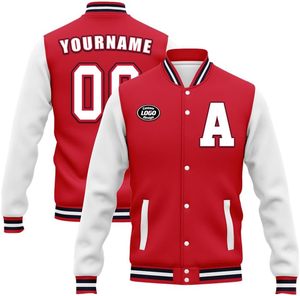 Personalized Letterman Varsity <b>Jacket</b> with Custom Name, Number, and Logo, Sublimation and Embroidery Available - Product Image 1