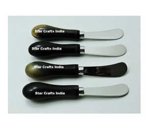 Juego de Cucharas para Servir de Cuerno, Material Ecológico, Más Vendido, Utensilios de Cocina para el Hogar, Fabricante de la India, Estilo Vintage - Product Image 5