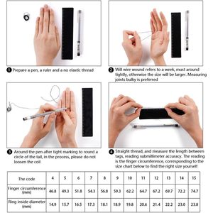 Anelli di cristallo con teschio nero oro nero con cuore amore Zirconia accessorio multiuso per natale e san valentino - Product Image 6