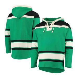 OEM Custom Hockey Jersey Style Hoodie | Pullover Ice Hockey Training Hoodie 100% Polyester Waterproof & Quick Dry - Product Image 4