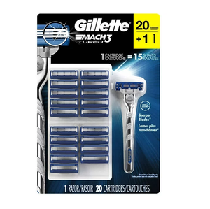 Pour la lame de rasoir Mach3 Turbo avec 20 cartouches expédiées au Nunavut - Product Image 4