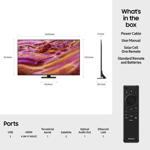 ทีวีสมาร์ท LED 4K Ultra HD ขนาด 75 นิ้ว ปี 2025 พร้อมโปรเซสเซอร์ AI HDR Glare ระบบ WebOS - Product Image 3