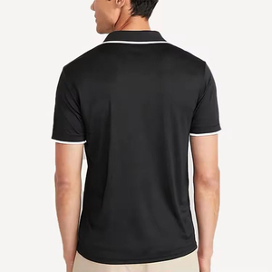 เสื้อยืดโปโลผู้ชายทรงสลิมฟิตเสื้อผ้าฝ้ายระบายอากาศได้ดีแบบลำลองสำหรับฤดูร้อน - Product Image 2