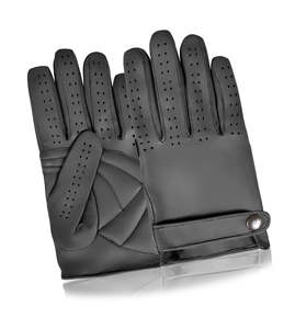Nuevos guantes de cuero de secado rápido lisos de dedo completo para hombre, invierno, conducción cálida, capacidad de pantalla táctil, informal para exteriores - Product Image 3