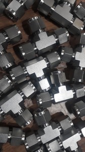 Raccords de tubes 316 en acier inoxydable à compression à double virole 1/16 "~ 1" Swagelok Equal Tee Fitting Union TeE for Pipe - Product Image 6