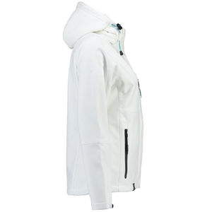 Chaqueta Softshell de lona para hombre, cuello levantado, cierre de cremallera, patrón estampado, impermeable, a prueba de viento, senderismo, invierno al aire libre - Product Image 3
