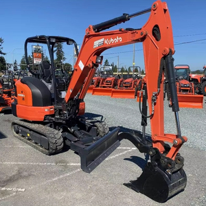 รถขุดขนาดเล็ก Kubota KX033-4 น้ำหนัก 3 ตัน รถขุดไฮดรอลิกแบบไม่มีท้าย สำหรับงานก่อสร้าง จัดสวน และงานอุตสาหกรรม - Product Image 1