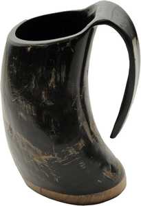 Taza de cerveza de cuerno de buey hecha a mano de Búfalo con logotipo personalizado de la mejor calidad 100%, tazas de cuerno para beber vikingo hechas a mano talladas naturales - Product Image 5