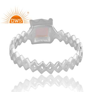 Vente chaude 925 bague en argent Sterling opale éthiopienne naturelle pour les femmes bijoux personnalisés pour les femmes cadeau pour elle - Product Image 2