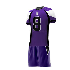 ชุดกีฬาสีพื้นสำหรับผู้ชาย ชุดยูนิฟอร์มฟุตบอลธงชาติ โพลีเอสเตอร์ 100% ระบายอากาศได้ดี ไซส์ใหญ่ แห้งเร็ว รับสกรีนโลโก้ คุณภาพสูง - Product Image 3