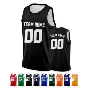 Camiseta de baloncesto de color sólido personalizada, uniforme de práctica de malla transpirable de secado rápido, ropa deportiva de equipo para tallas grandes informales - Product Image 6