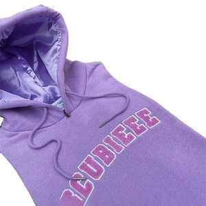 เสื้อฮู้ดไหมพรมคอตตอน 100% ขายส่ง ราคาถูก ซับในผ้าซาติน ปักโลโก้ตามสั่ง พิมพ์ลาย กันหด สำหรับฤดูใบไม้ร่วง - Product Image 4