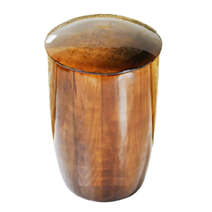 Rectangular Wooden Walnut Cremation <b>Urn</b> for Ashes <b>Large</b> Memorial <b>Urn</b> Elegant Funeral <b>Urn</b> For Adults Keepsake Burial - Product Image 1