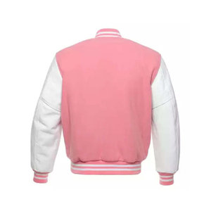 OEM Custom Men's Varsity <b>Jacket</b> High Quality Wool Fabric with Comfortable <b>Long</b> <b>Leather</b> CollegeBaseballjacket for men - Product Image 3
