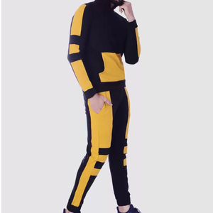 2025, ropa activa para hombre, chándales cálidos informales con cremallera de cuarto, chaqueta para correr de manga Regular, pantalones Unisex 100% poliéster - Product Image 6