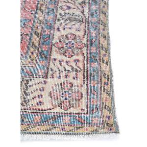 Alfombra de Lana Anudada a Mano de Gran Tamaño, Estilo Vintage, Pae-2893, Patrón Floral Rojo Naranja, para Sala de Estar, Pasillo, Rectangular, para Adolescentes - Product Image 4