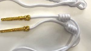 Aiguillette tactique de luxe sur mesure avec épingle de sûreté, en fil de bullion, couleurs personnalisées et service OEM - Product Image 6