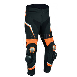 Pantalon de motard sur mesure pantalon d'équitation respirant et de protection pantalon de moto en cuir imperméable d'hiver pour hommes - Product Image 5