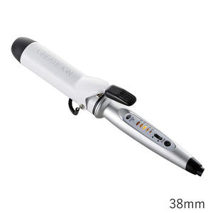 Fer à boucler électrique en céramique J72012 38 mm avec chauffage PTC, portable, affichage LED de la température, idéal pour la maison, l'hôtel et les camping-cars - Product Image 1
