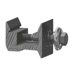 Abrazadera de Montaje SnapNrack Ultra Rail, Aluminio Anodizado Plateado, Abrazadera Solar Media 242-01229 - Product Image 2