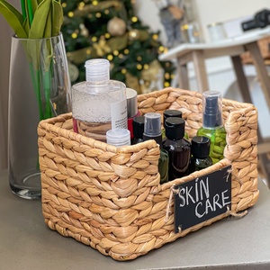 Cestas plegables tejidas a mano para almacenamiento de algas marinas, cajones con colores personalizables para dormitorio, sala de estar o armario de lavandería - Product Image 3