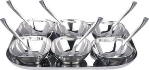 wholesale supplier Stainless Steel <b>Ice</b> <b>Cream</b> Dessert Bowls Set with <b>Spoon</b> Food Grade Safe - Product Image 4