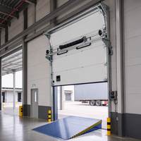 Porte rapide industrielle Plaque d'acier Peinture Portes de levage Porte roulante pour le travail