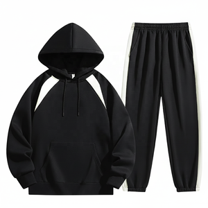 Conjunto Deportivo de Dos Piezas con Capucha para Invierno de ARTIST INDUSTRY, con Logotipo Personalizado, Traje Deportivo Premium para Hombre, 100% Algodón Grueso - Product Image 5