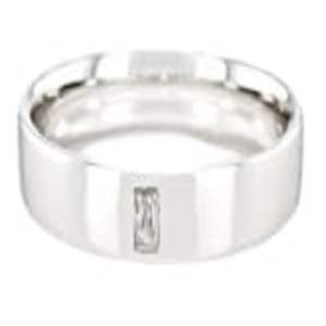 Anillo de Compromiso y Boda de Plata de Ley 925 con Moissanita, Diseño Clásico con Bisel, de Primera Calidad, Nuevo y Moderno, para Hombre, de Terceros - Product Image 1