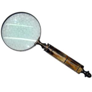 2024 artisanat indien en gros verre à yeux de couleur Bronze vieilli bonne qualité nouveau Design loupe de poche Vintage Antique - Product Image 1