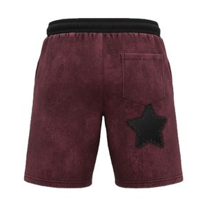 Pantalones Cortos Casuales Retro Unisex, Personalizados, Lavado Ácido, Diseño Nuevo, Estilo Urbano, Algodón Grueso, Ecológicos, de Secado Rápido - Product Image 4