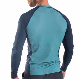Top Selling PERWAN SPORTS Men's Rash Guard <b>Long</b> <b>Sleeve</b> Breathable Quick Dry Customized Color Spandex/Polyester 220g High Quality - Product Image 2