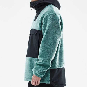Vente flash : sweats à capuche pour hommes personnalisés, sweats à capuche en fourrure sherpa de haute qualité, tissu en polaire gaufré, meilleur prix, sweats à capuche d'hiver - Product Image 3