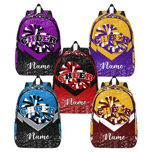 Mochila de Animadora con Diseño Personalizado y Brillantina para Niñas - Diseño Personalizable, Material Resistente, Diseño con Paneles y Cremallera para Mujer - Product Image 1