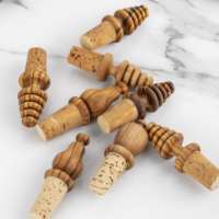 Bouchons de bouteille en bois d'olivier pour des bouteilles magnifiques